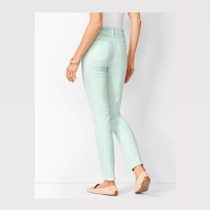 🧚‍♀️ NWT Talbots Slim Ankle Jeans Petite 6P Mint Green